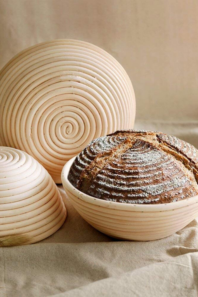Round Sourdough Banneton • سلة تخمير الخبز المدورة - plantnmore
