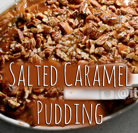 Salted Caramel Pudding  بودنغ الكاراميل المملح