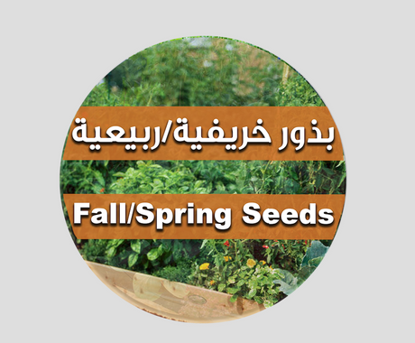 Fall/Spring Seeds ● بذور مناسبة للزراعة في الخريف/الربيع