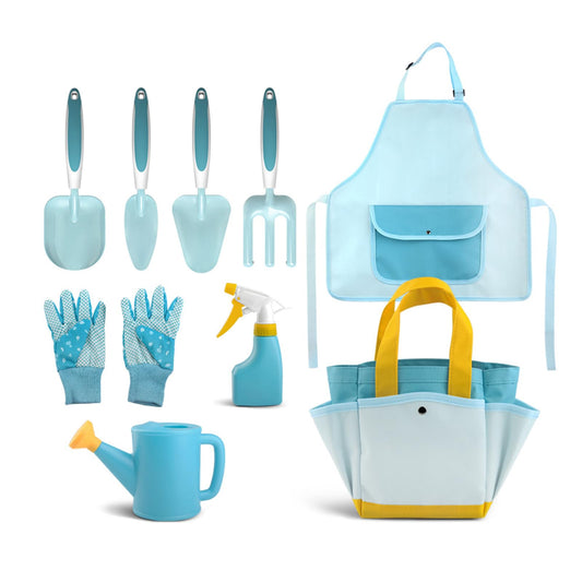 9 Piece Mini Gardening Tool Set for Kids