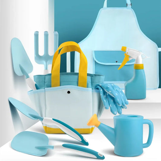 9 Piece Mini Gardening Tool Set for Kids