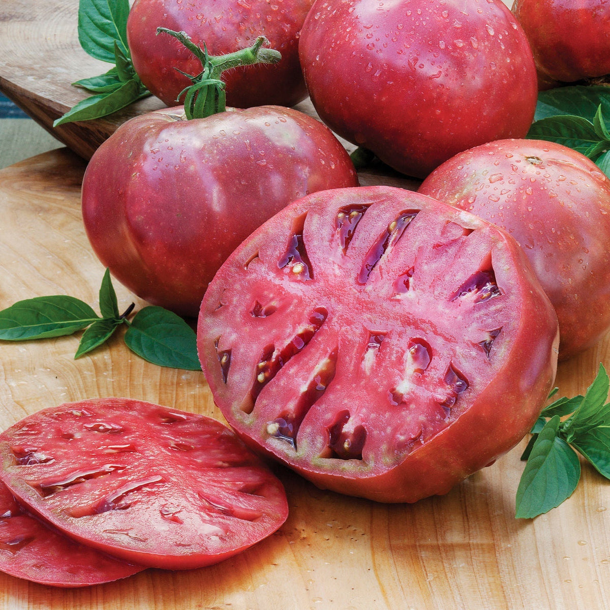 Cherokee Purple tomato — ripe fruit