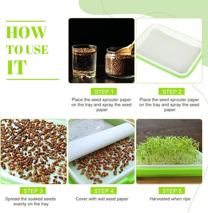 Microgreen Paper Sheets