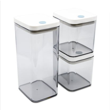 3 Air Tight Containers • ٣ علب ضغط تخزين الطعام - plantnmore