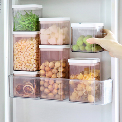 3 Air Tight Containers • ٣ علب ضغط تخزين الطعام - plantnmore