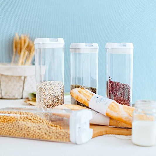 5 Air Tight Containers •  ٥ علب ضغط للتخزين - plantnmore