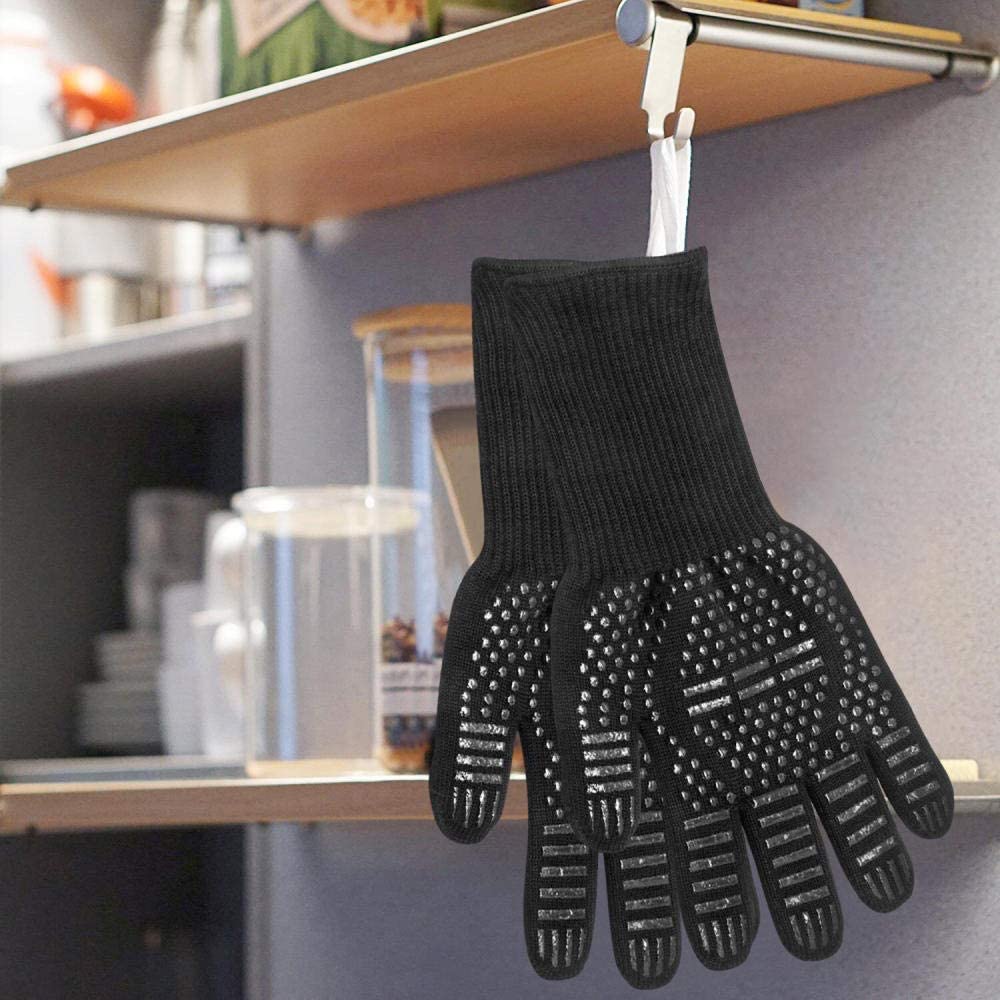 Tight Heatproof Cooking Gloves • قفازين مقاومين للحرارة مع حماية للرسغ - plantnmore