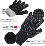 Tight Heatproof Cooking Gloves • قفازين مقاومين للحرارة مع حماية للرسغ - plantnmore
