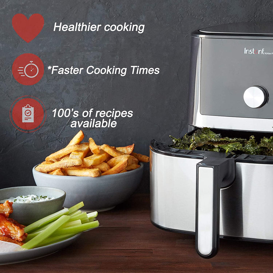 Instant Vortex Plus Air Fryer 6 in 1, Best Fries Ever, Dehydrator, 6 Q -  Jolinne