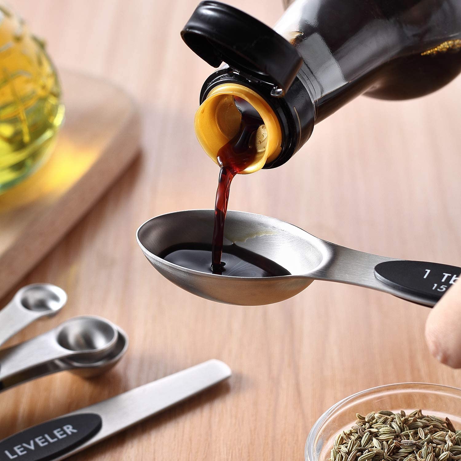 Magnetic Measuring Spoon Set • ملاعق القياس المغناطيسية - plantnmore