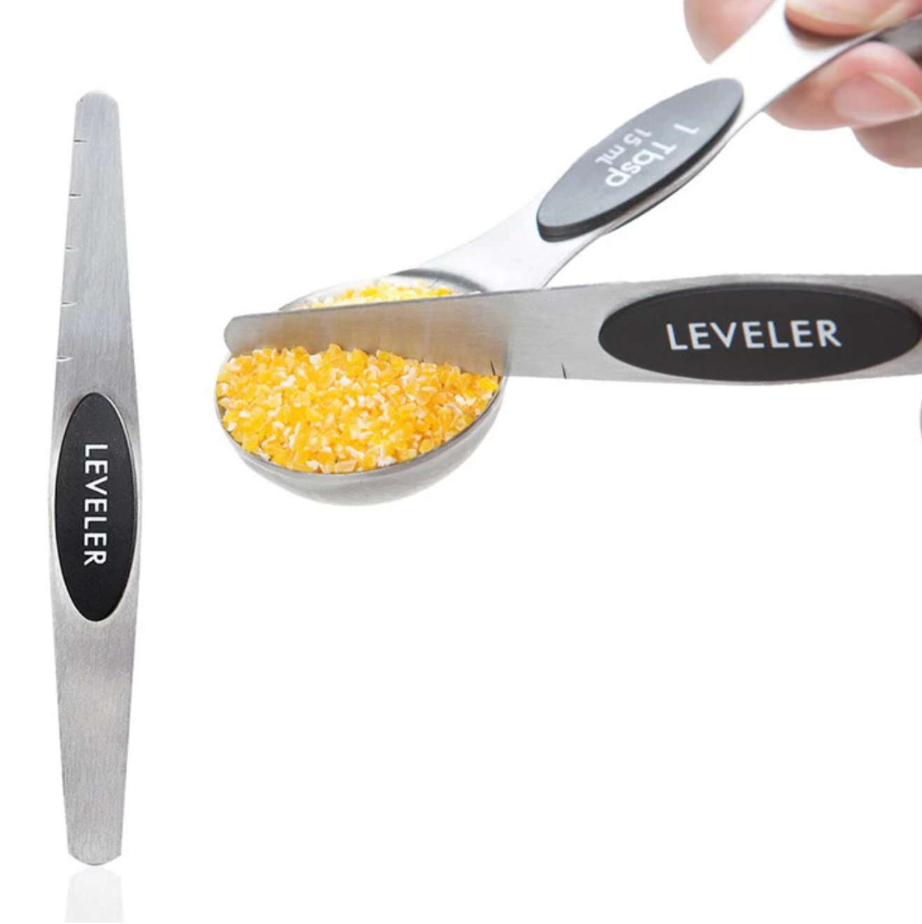 Magnetic Measuring Spoon Set • ملاعق القياس المغناطيسية - plantnmore