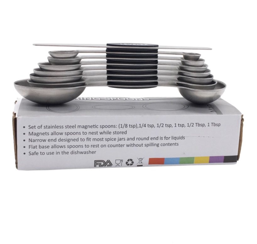 Magnetic Measuring Spoon Set • ملاعق القياس المغناطيسية - plantnmore