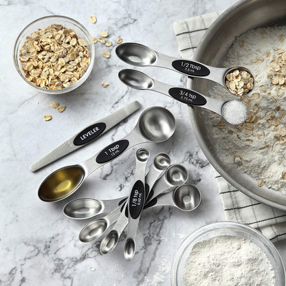 Magnetic Measuring Spoon Set • ملاعق القياس المغناطيسية - plantnmore