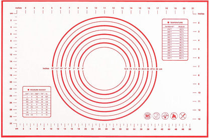 Pastry Mat With Measurements • مفرش لفرد العجين مع قياسات - plantnmore