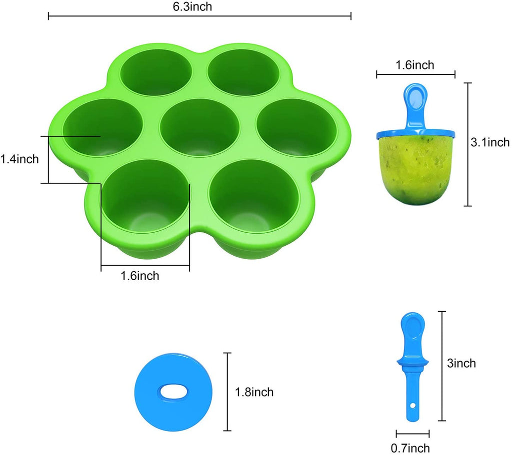 Popsicle & Babyfood Molds • قالب المثلجات وطعام الاطفال - plantnmore