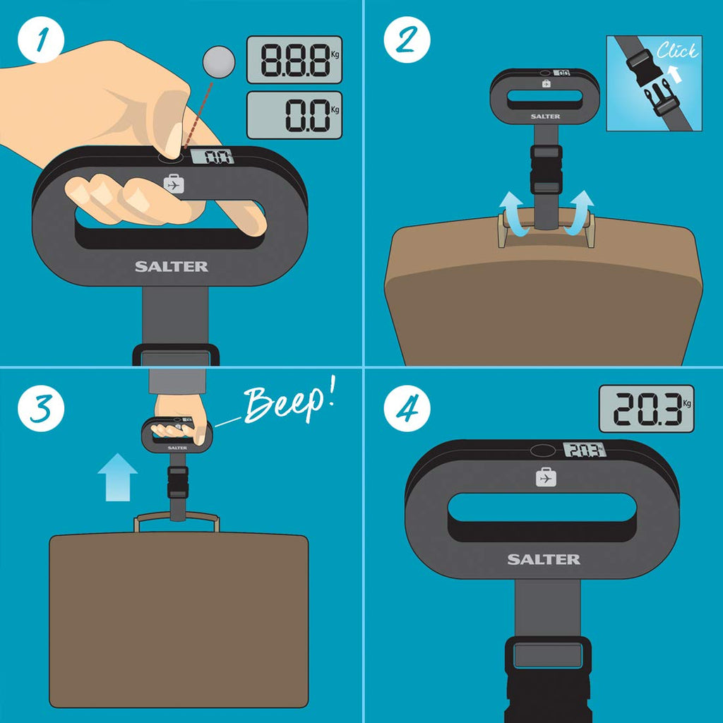 Digital Luggage Scale • ميزان شنط السفر - plantnmore