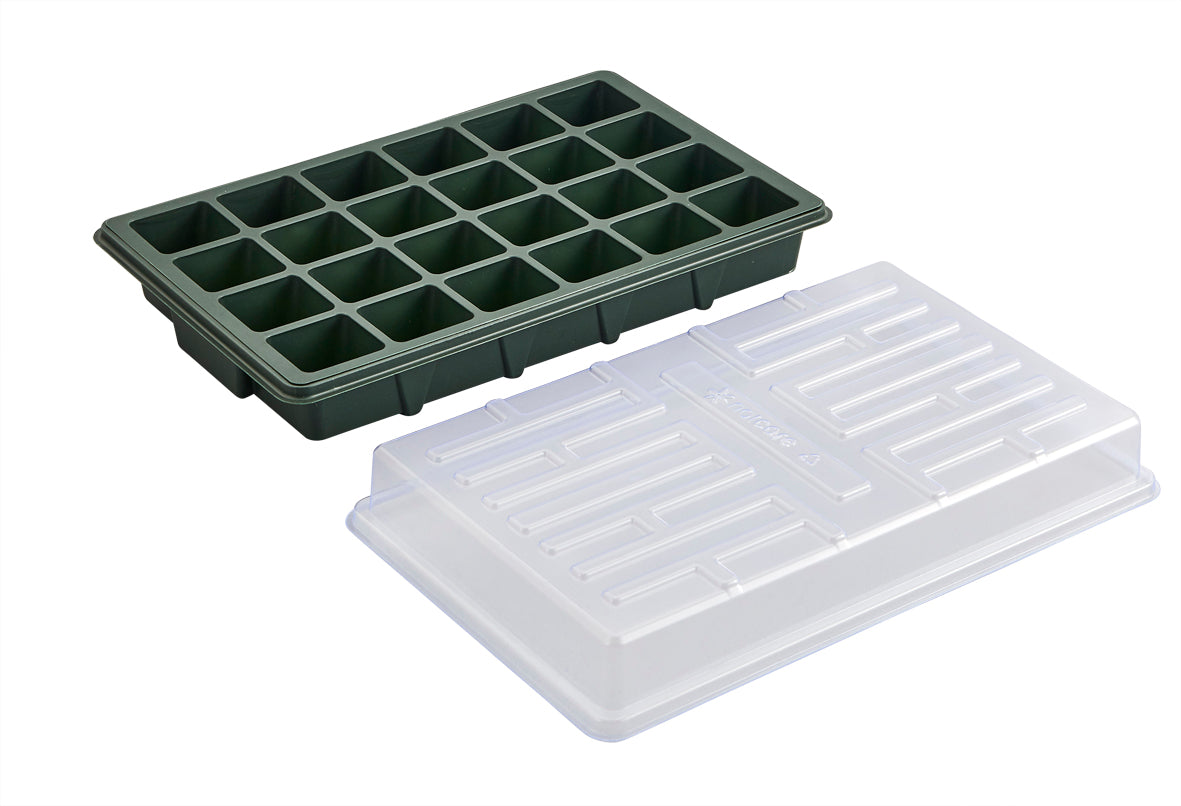 Seed Starting Greenhouse  ●  صينية زراعة البذور مع غطاء - plantnmore