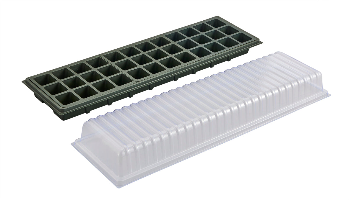 Seed Starting Greenhouse  ●  صينية زراعة البذور مع غطاء - plantnmore