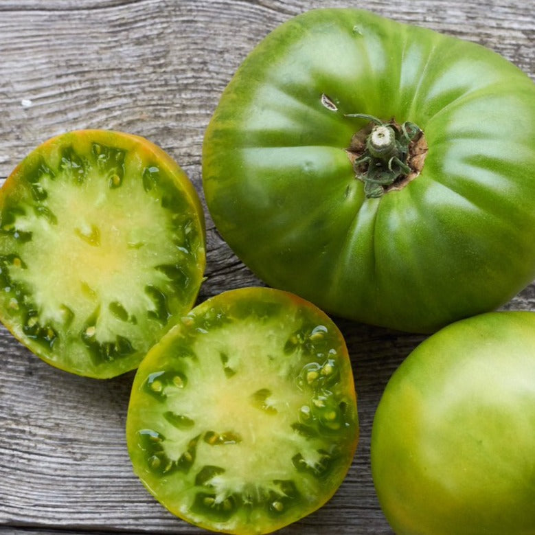 Tomato Aunt Rubys Green German •  طماطم أخضر ألماني - plantnmore