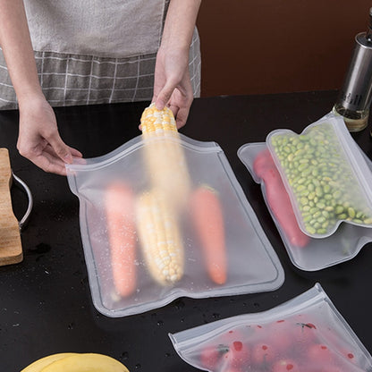 Clear Reusable Ziplock Bags • أكياس تخزين  إستخدام مكرر - plantnmore