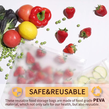 Clear Reusable Ziplock Bags • أكياس تخزين  إستخدام مكرر - plantnmore