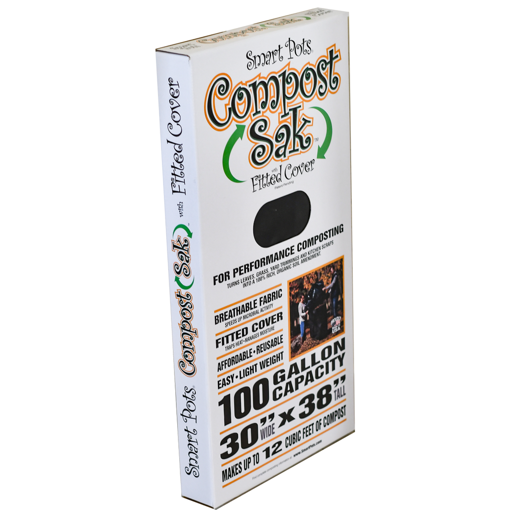 Compost Sak With Cover •  حاوية الكومبوست مع غطاء - plantnmore