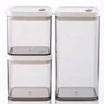 3 Air Tight Containers • ٣ علب ضغط تخزين الطعام - plantnmore