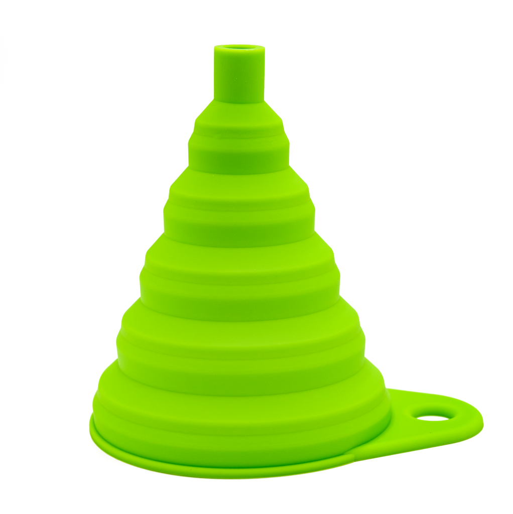 Foldable Funnel 2pc Set •  قمع مرن حجمين - plantnmore