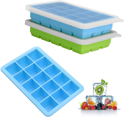 Icecube Mold With Cover • قالب ثلج مرن مع غطاء - plantnmore