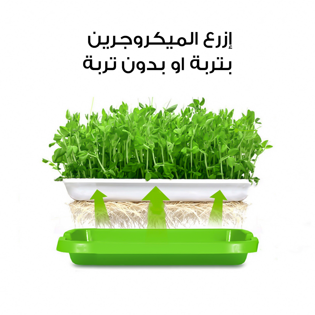 Complete Microgreen Set • طاولة الميكروجرين الشاملة - plantnmore