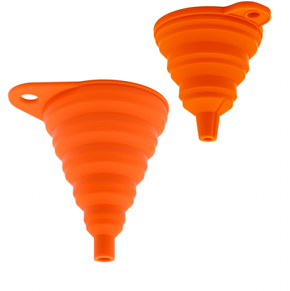 Foldable Funnel 2pc Set •  قمع مرن حجمين - plantnmore