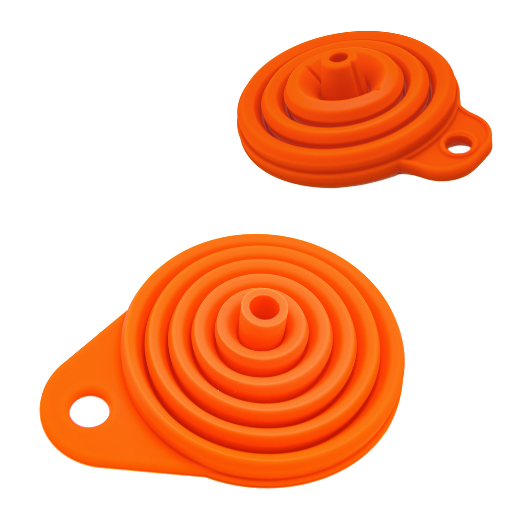 Foldable Funnel 2pc Set •  قمع مرن حجمين - plantnmore