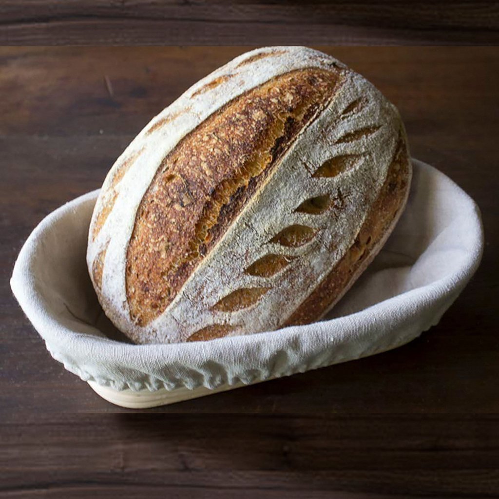 Oval Sourdough Banneton  • سلة تخمير الخبز البيضاوية - plantnmore