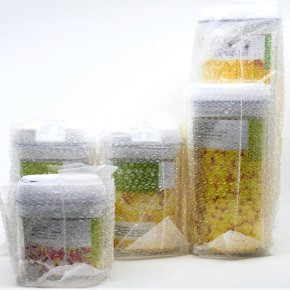5 Air Tight Containers •  ٥ علب ضغط للتخزين - plantnmore