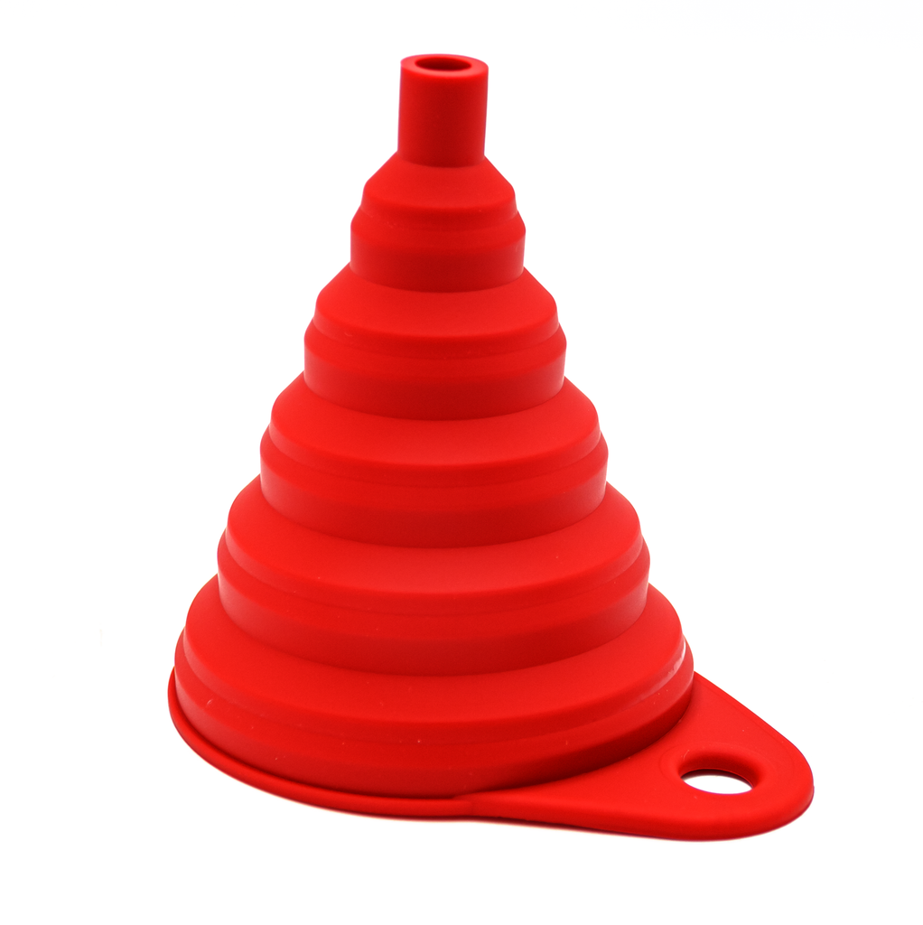 Foldable Funnel 2pc Set •  قمع مرن حجمين - plantnmore