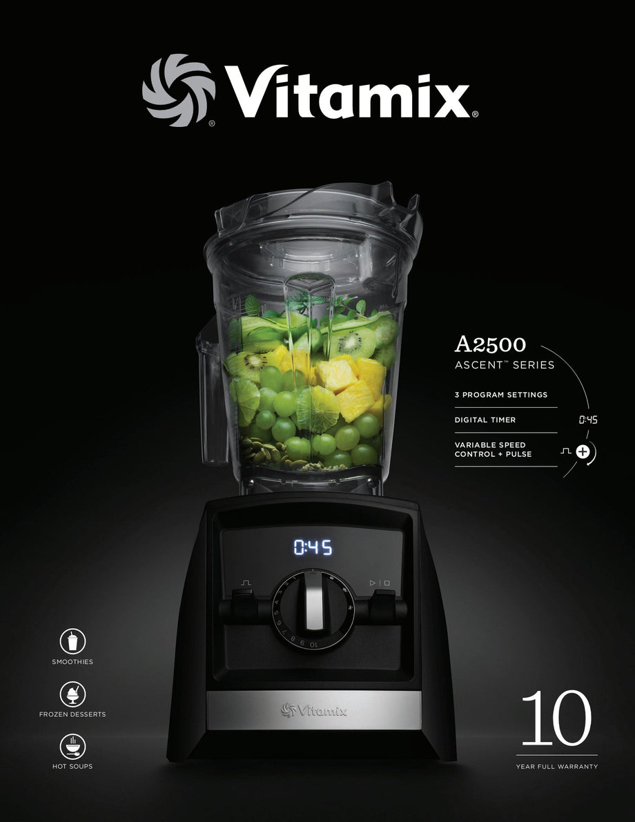 Vitamix Ascent Series A2500 Blender, Black 